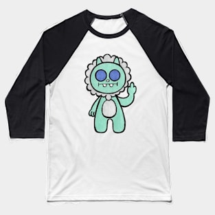 Middle Finger Yeti Baseball T-Shirt